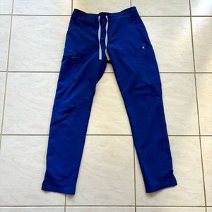 Figs Blue Straight Leg Pants